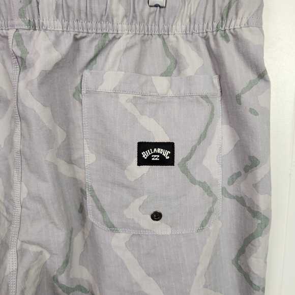 Billabong Mens 7" Swim Trunks Shorts Elastic Waist Gray Size XXL Beach Vacation - Picture 3 of 7